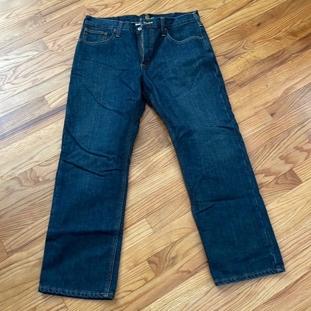 Carhartt fleece lined jeans. 35x30 New condition.